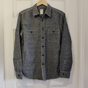 AG Jeans Men's Size S Chambray Long Sleeve Shirt